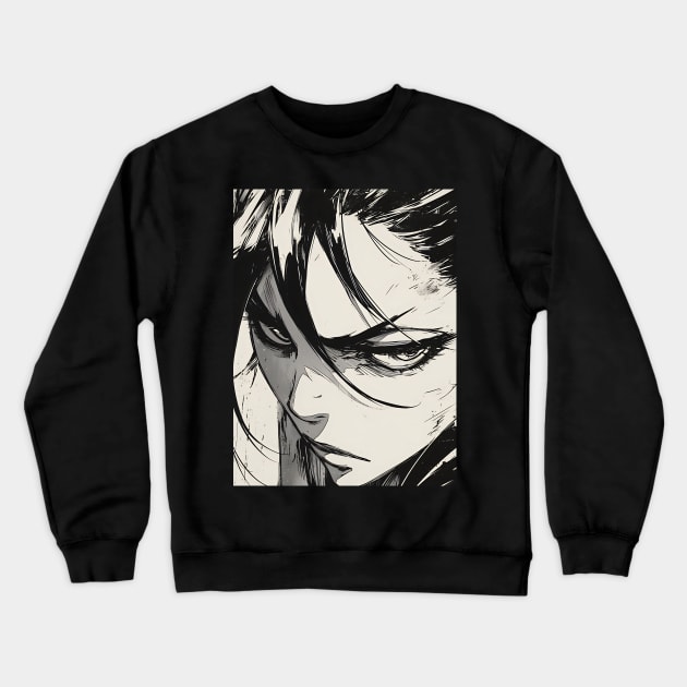 Soul Reapers' Chronicles: Supernatural Anime Manga Adventure Crewneck Sweatshirt by insaneLEDP